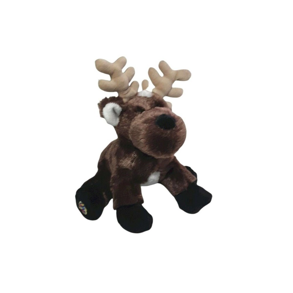 Ganz Webkinz Reindeer Brown Plush HM137 Stuffed Animal Soft Toy No Code